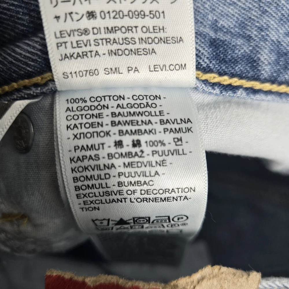 NEW Levis 94 Baggy Jeans 24W - Picture 7 of 10